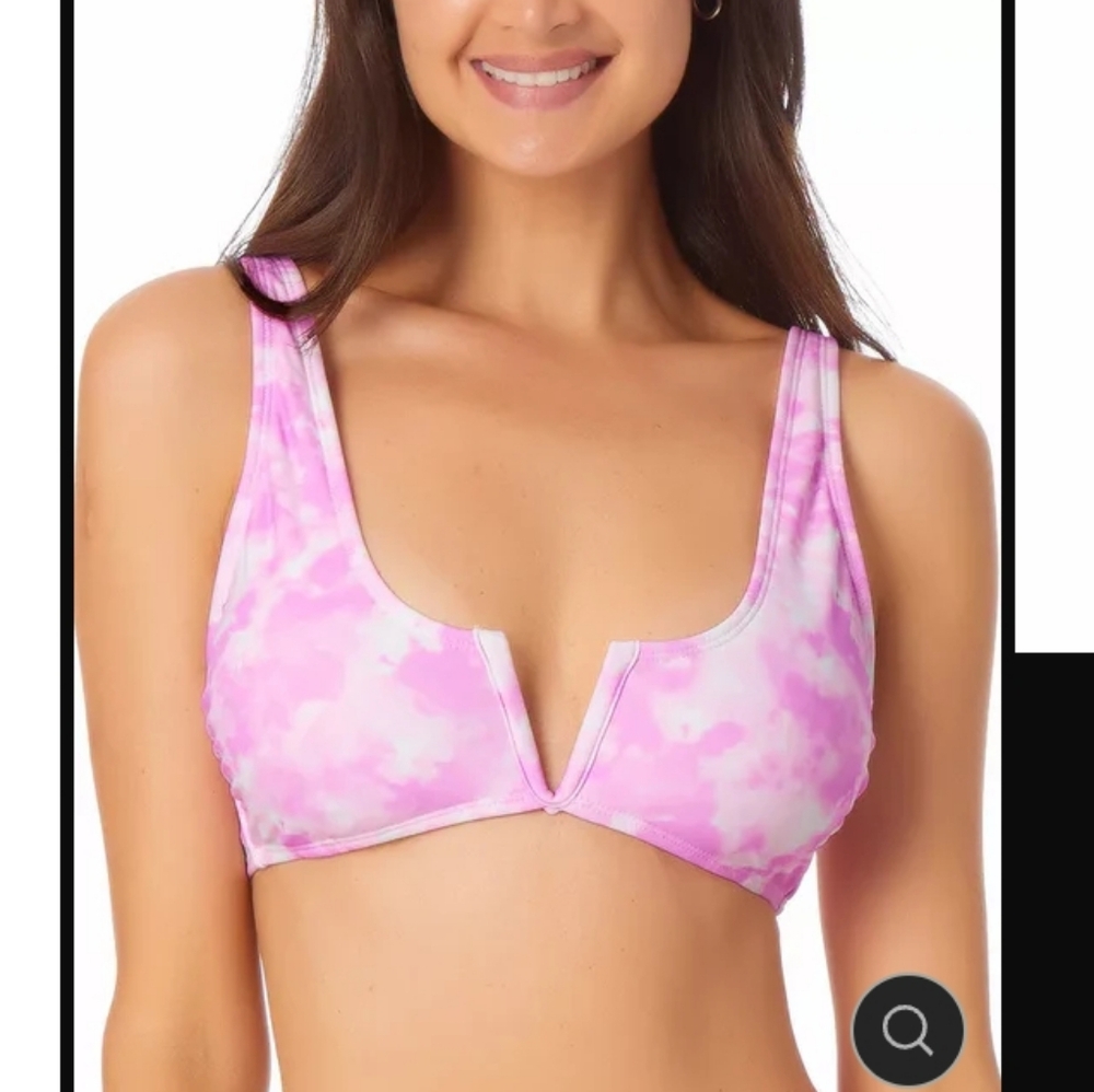 #58 - NWT California Waves Jrs' V-Wire Bralette Bikini Top, Jr's XL- Like Large - Picture 2 of 10